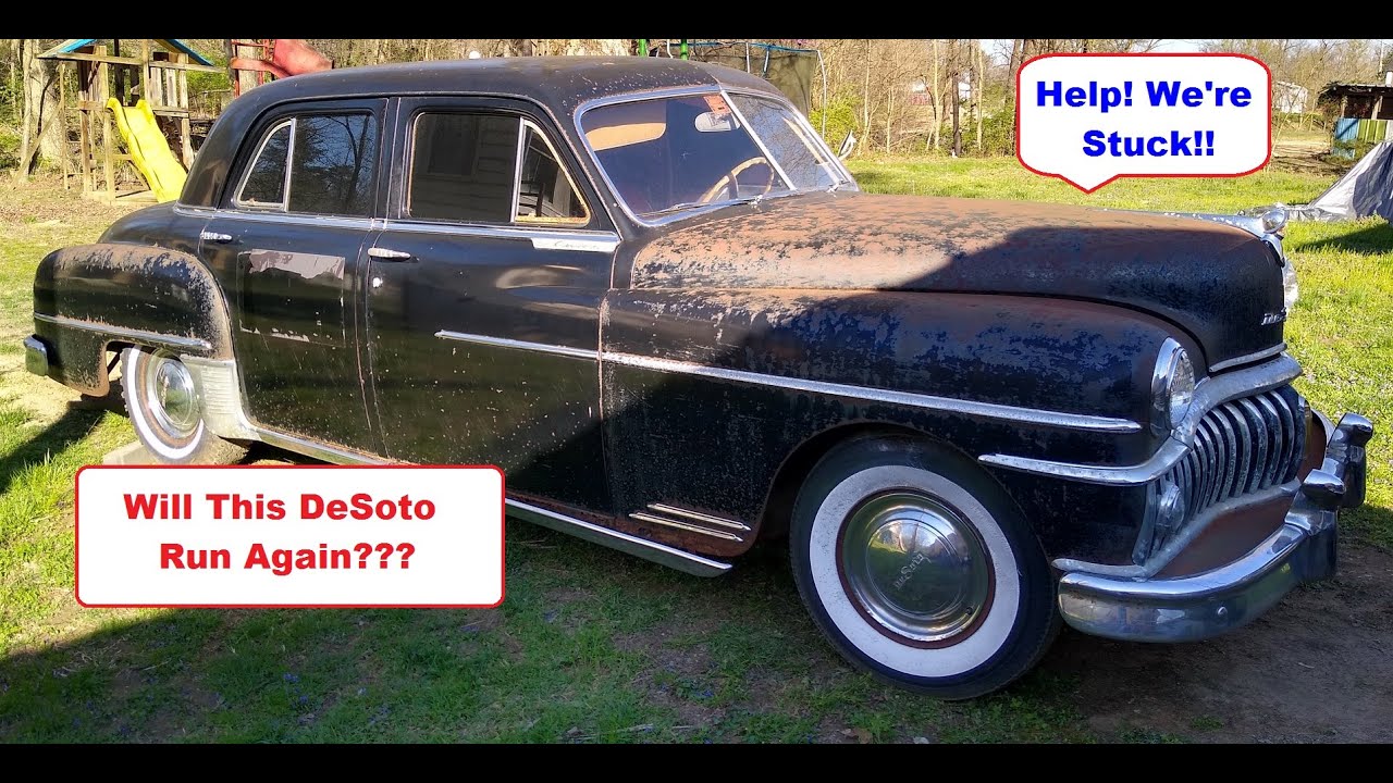 Will It Run Again? My 1950 DeSoto with stuck valves. Part 1