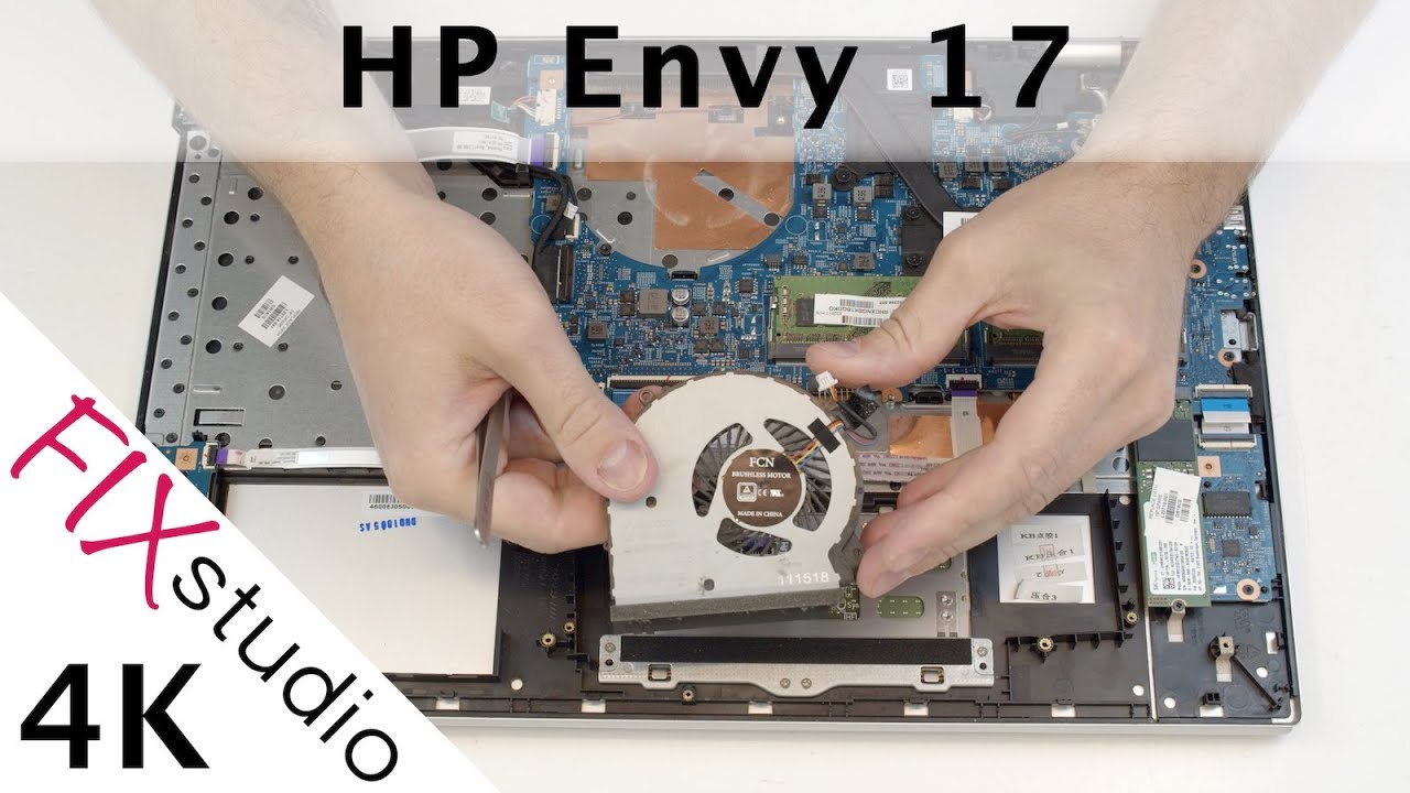 HP Envy 17 - disassemble [4K]