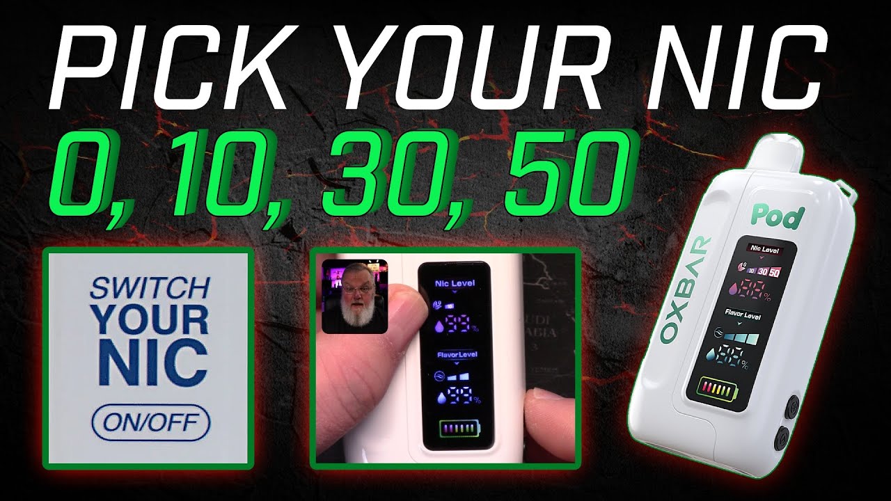OXBAR Nic Switch Unboxing Review
