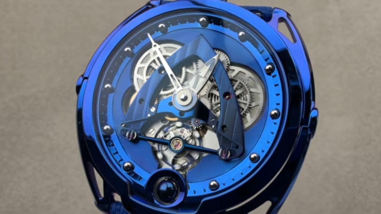 Обзор часов De Bethune DB28xp Steel Wheels Blue DB28SWBS
