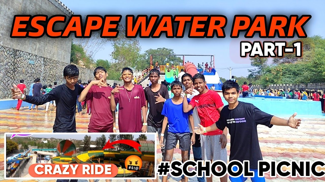 ESCAPE WATER PARK SHAMSHABAD || SCHOOL PICNIC|| BEST VLOG  OF 2023K || THE TRIGGERED VLOGS||