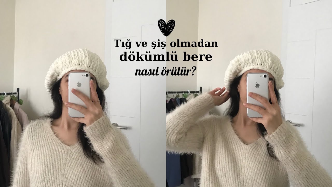 Tığ ve şiş olmadan Puffy iple  dökümlü bere nasıl örülür?