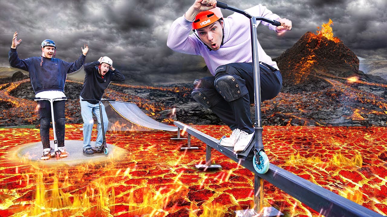 Wer ZULETZT vom SCOOTER f&auml;llt GEWINNT! *Challenge*
