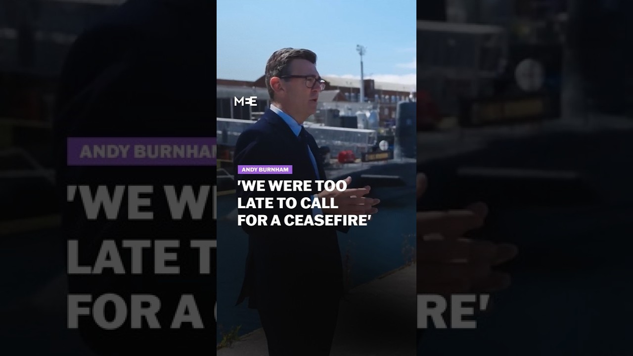 Burnham says he's considering 'potential measures' over West Bank settlements