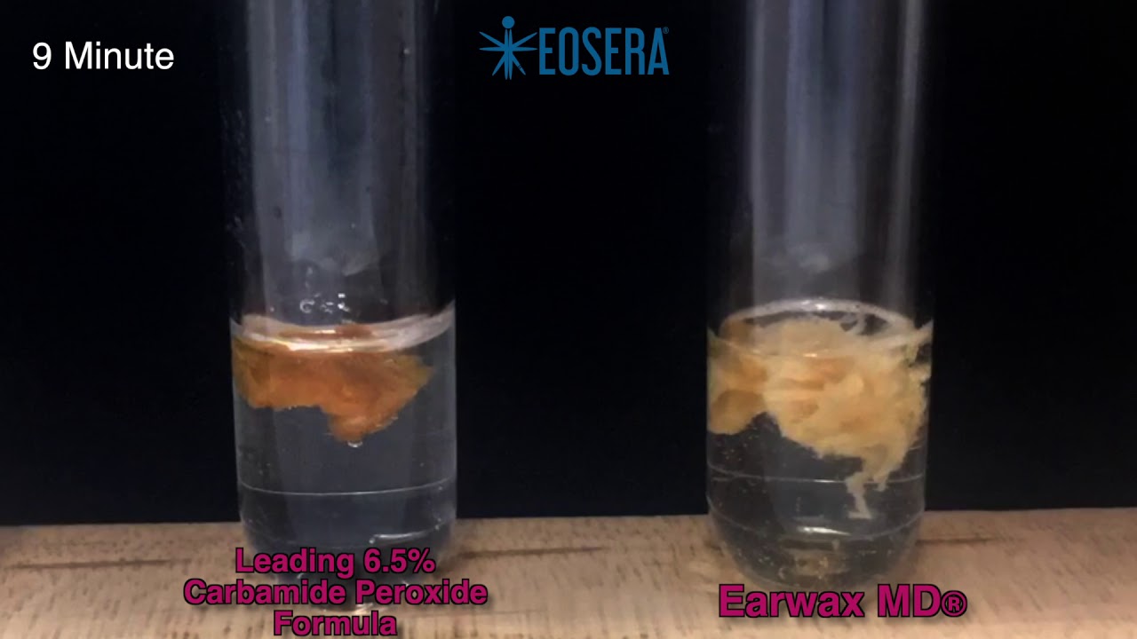 eosera&reg; EAR WAX MD&reg; vs. 6.5% Carbamide Peroxide
