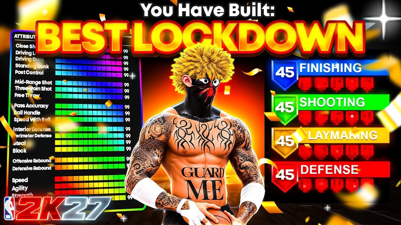 THIS LOCKDOWN BUILD is the BEST ALL AROUND BUILD in NBA 2K27 - BEST LOCKDOWN DEFENDER BUILD 2K27