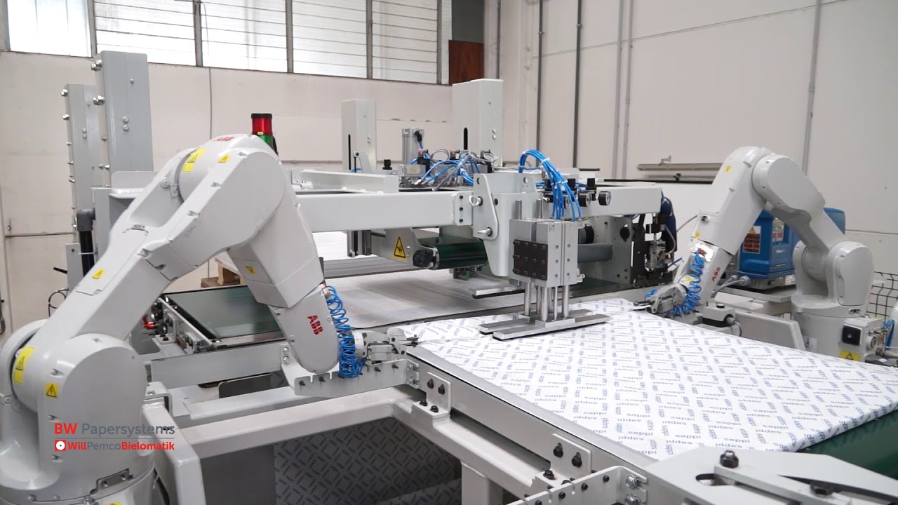 Scalable folio ream wrapper Wrapmatic GRSX with robot feature