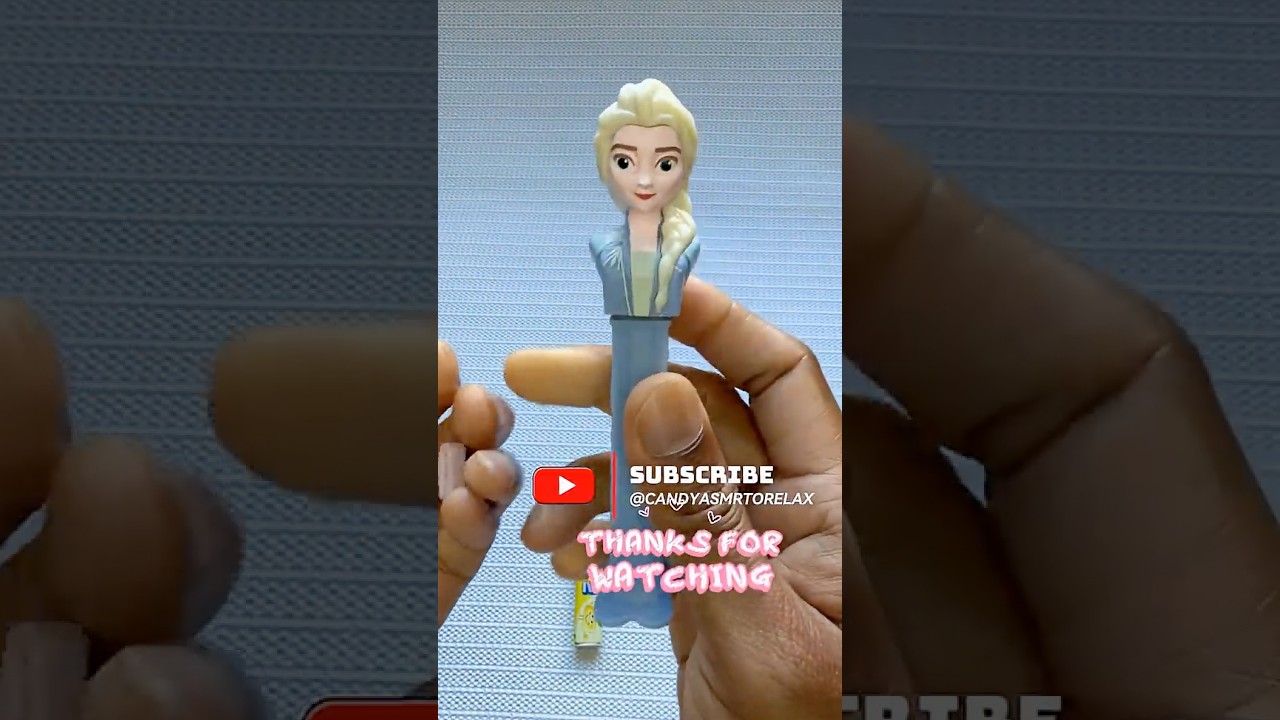 Satisfying Frozen Pez Candy ASMR 🍬❄️ | Disney Surprise #disney #shorts #satisfying #candy #viral