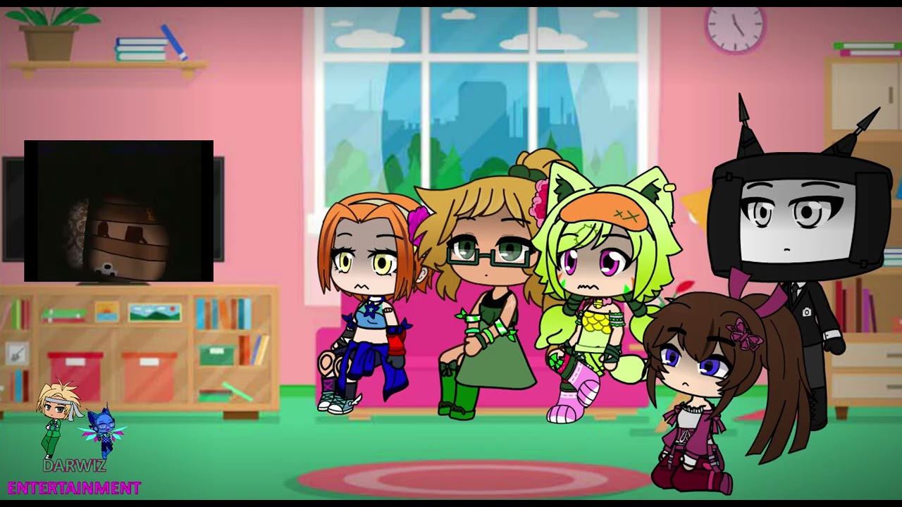 Jarvis and The Company React To Little Red - Where have you been? | Analog Horror (Gacha Club)