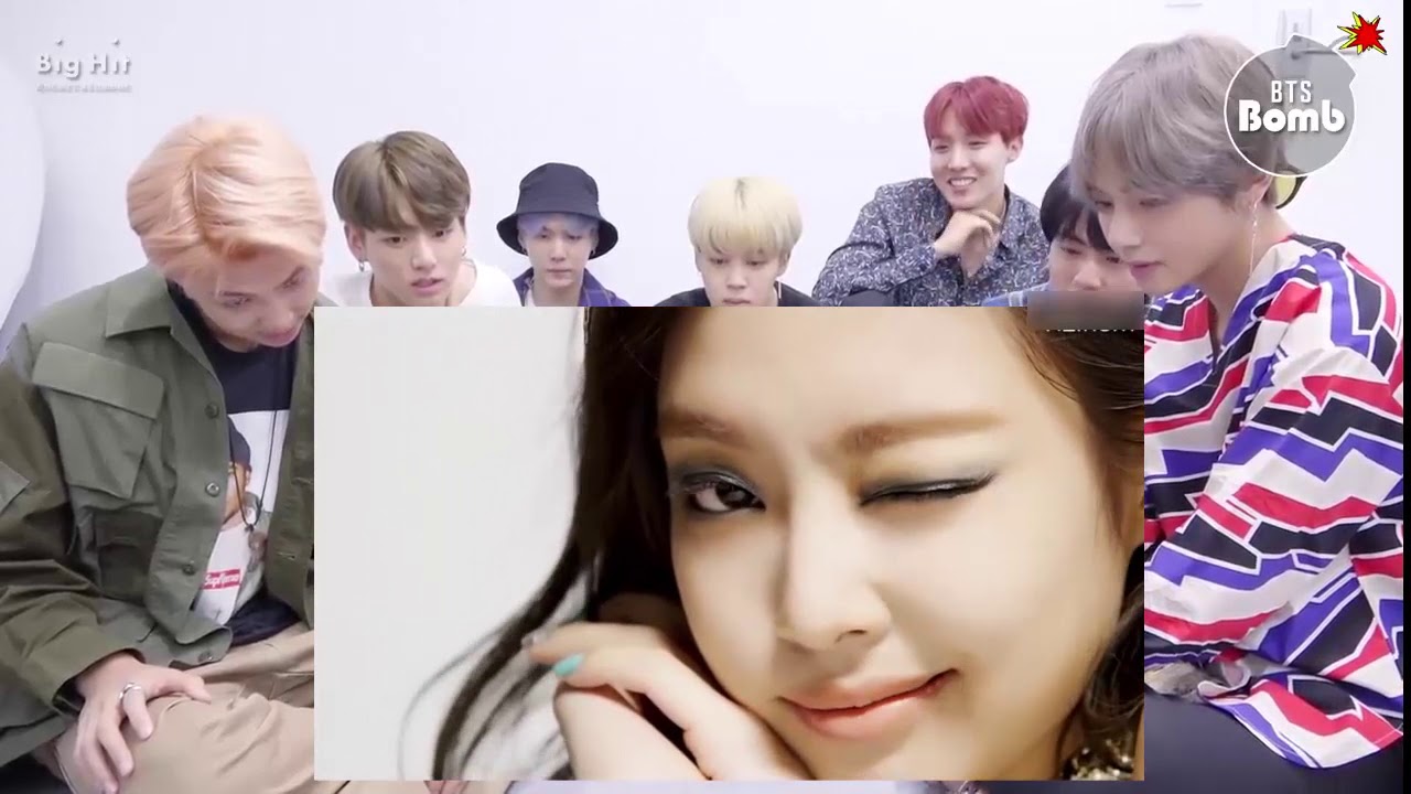 BTS reaction to #Jennie Beautiful (Blackpink)