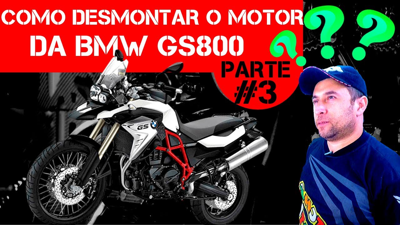 😲👉Como desmontar o motor da BMW GS800? (PARTE #03)
