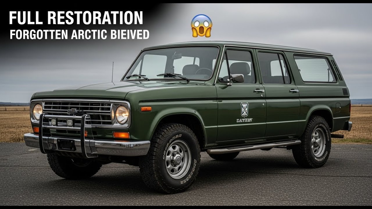 You Won’t Believe This Abandoned Arctic Expedition Vehicle – Full Restoration
