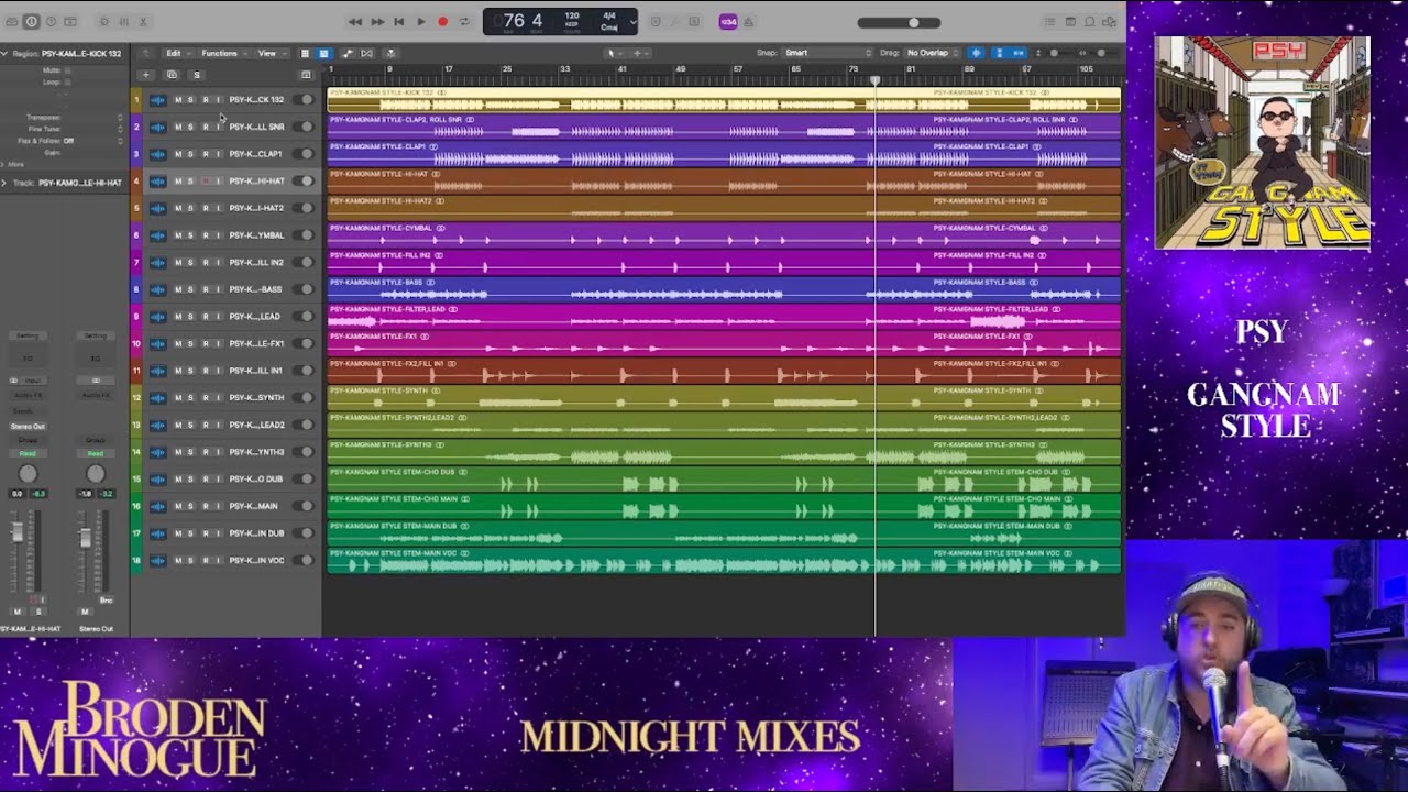 Gangnam Style - PSY - RAW Multitrack and Stems Reaction