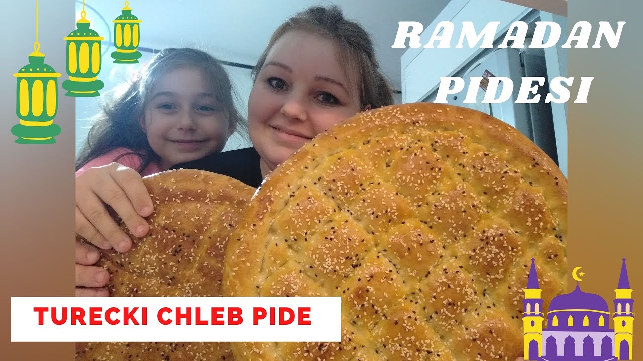 Turecki chleb PIDE. Ramazan pidesı jak z piekarni!!!! Turcja Imzır