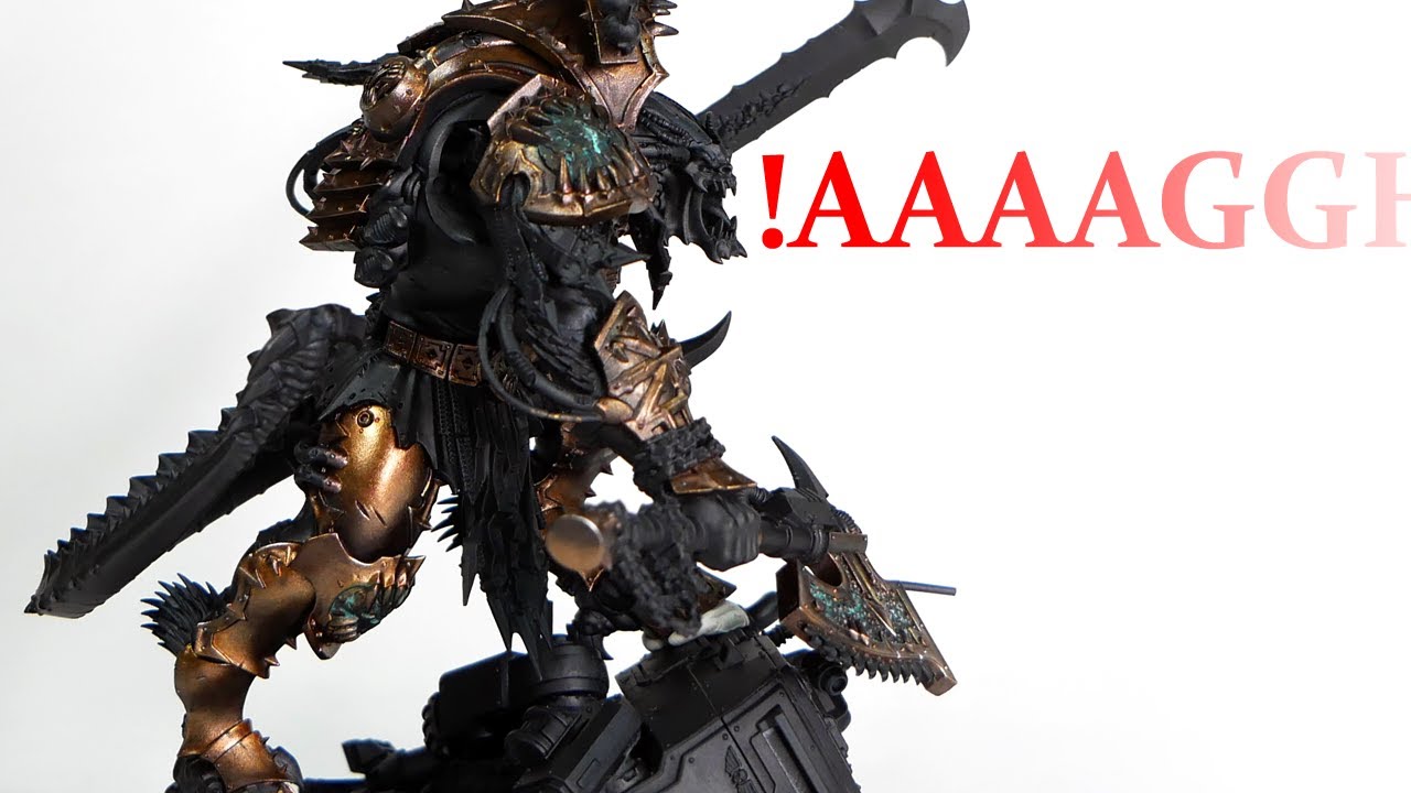 Painting Angron for the Golden Demon Part 1 The Armor