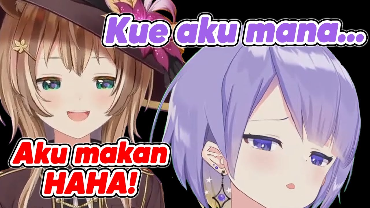 Moona invasi ke Stream Risu dan ngambek Kuenya dimakan