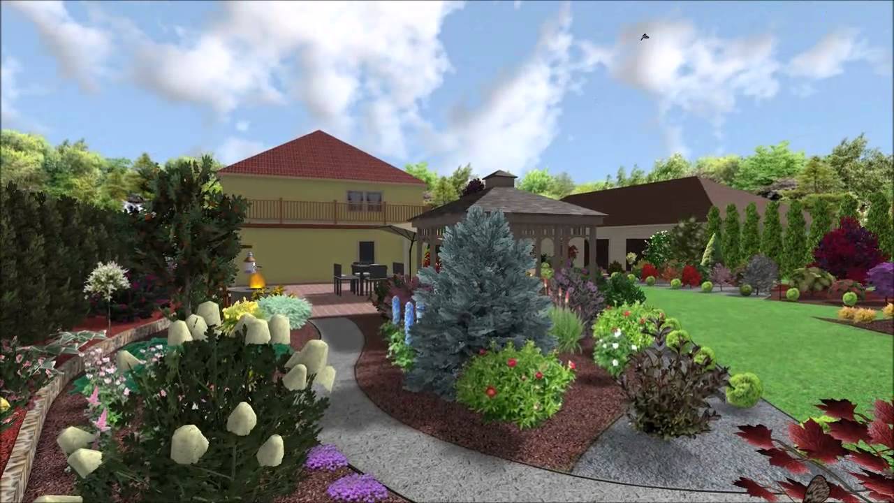 Stargard Gubiński Wizualizacja Ogrodu Przydomowego e-projekt 3D Realtime Landscaping Architect