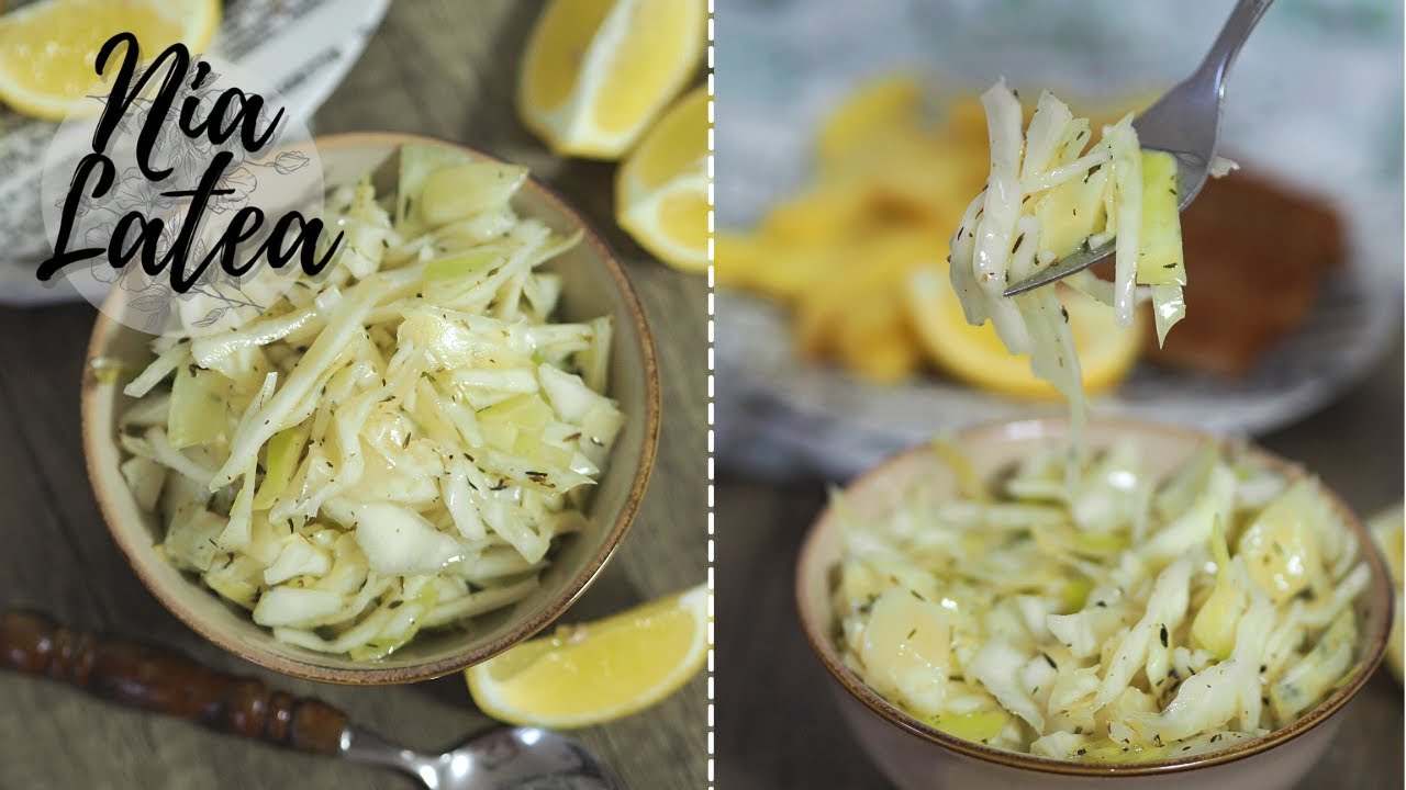 Griechischer Krautsalat I Lachanosalata I perfekte Grillbeilage