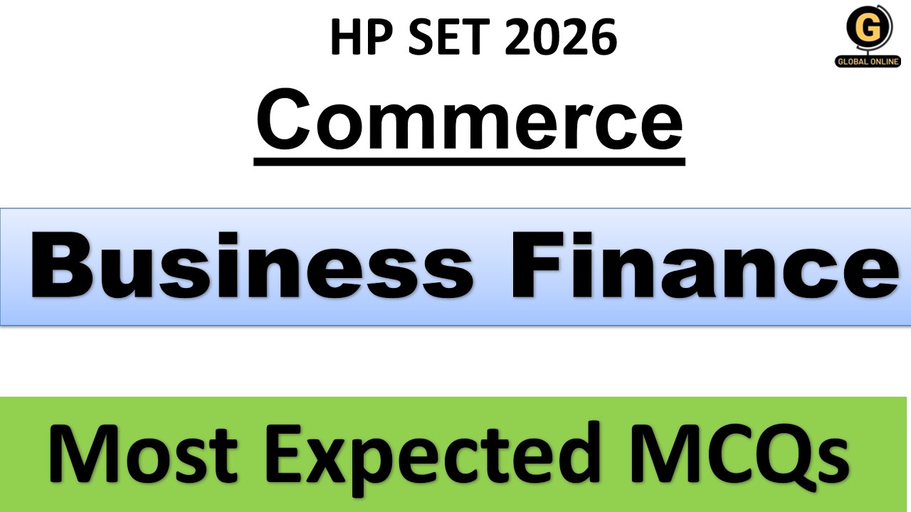 Most Expected MCQs on Business Finance For HP SET 2026|Commerce