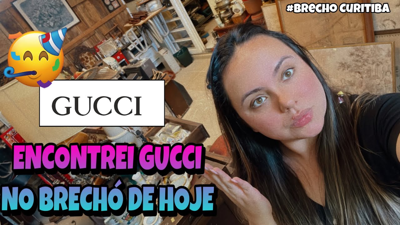 EM BRECHÓS COMIGO | ENCONTREI GUCCI na Loja das Pulgas.