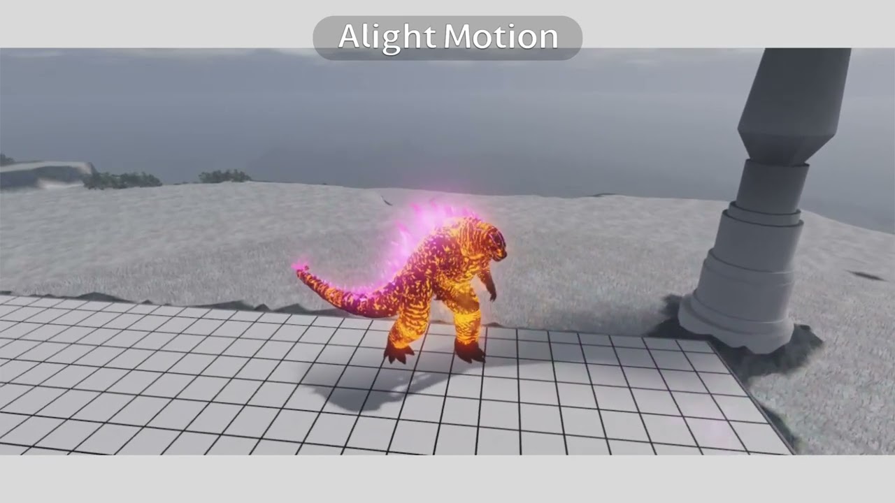 A compilation of different skins of evolved Godzilla using atomic breath and going supercharged aot
