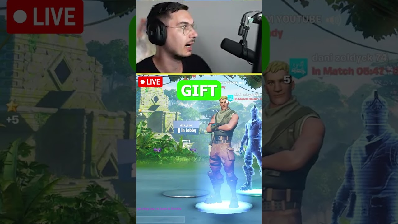MI-A STRICAT BRAVO AI SKIN-UL SI AM DAT GIFT pe FORTNITE