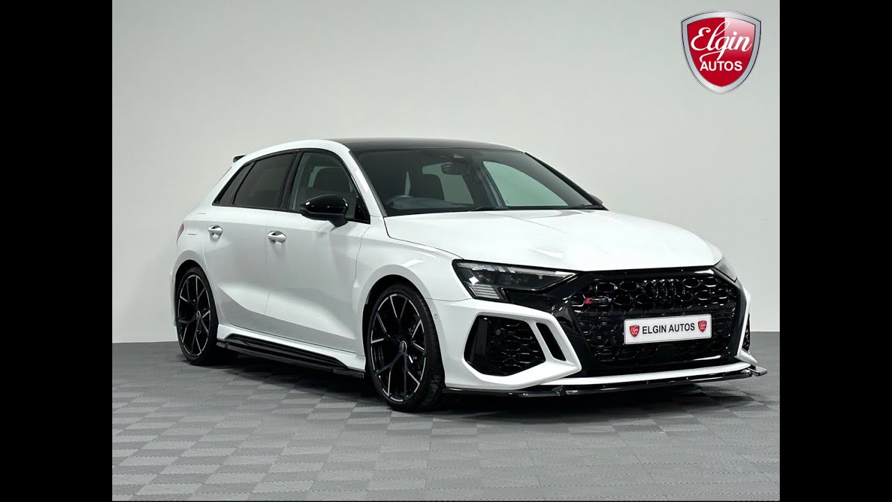 2022 - Audi RS3 Vorsprung Sportback Quattro 2.5 TFSI S Tronic - Glacier White - Walkround Video
