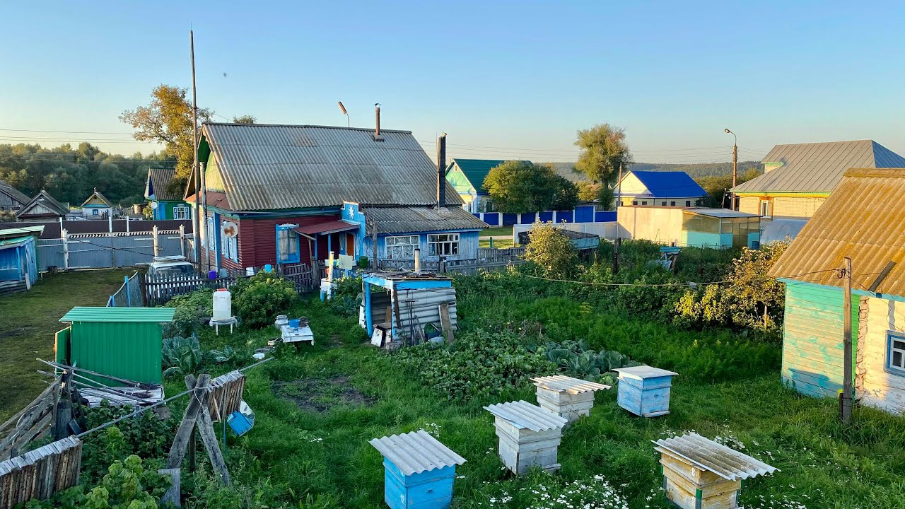 Деревня в глубинке России, Башкортостан