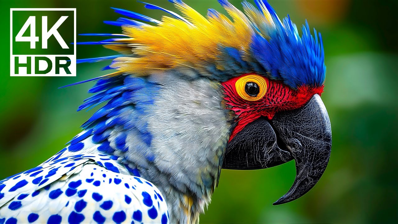 The Most COLORFUL BIRDS You'll Ever See – BIRDS DISCOVERY / 60FPS 4K ULTRA HD