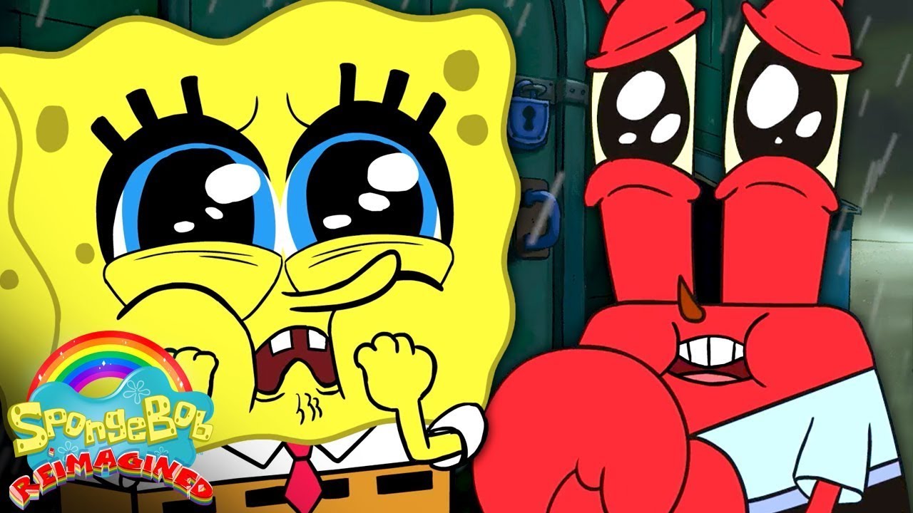 If SpongeBob was a Chibi Anime! 💖🙈 SpongeBob: Reimagined