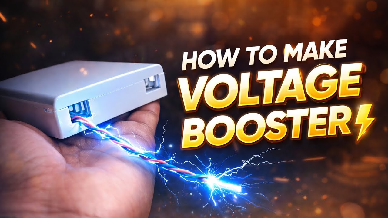 How to Make Voltage Booster at Home | Easy DC Boost Converter | Technical ideas 
