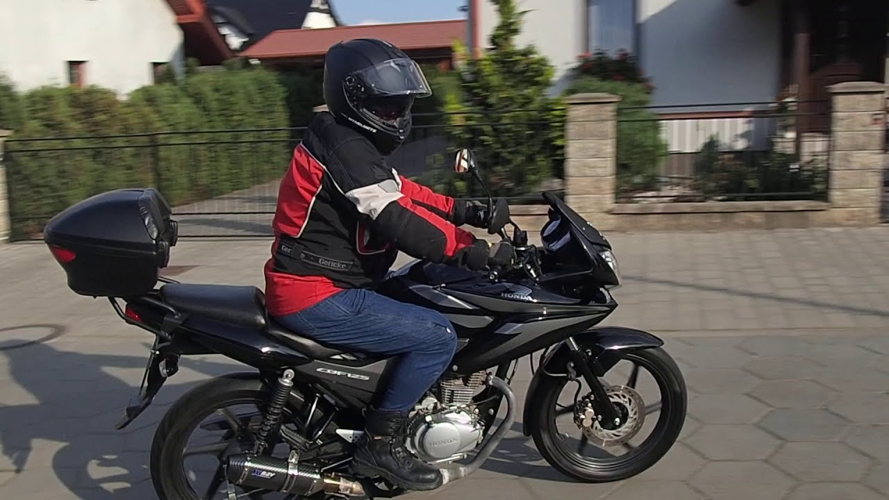 Honda CBF125 - jazda pr&oacute;bna.