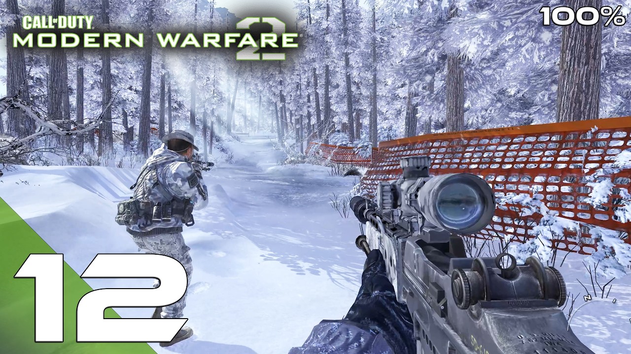 Call of Duty Modern Warfare 2 - Полное прохождение, часть 12 - [2K60FPS] Без комментариев