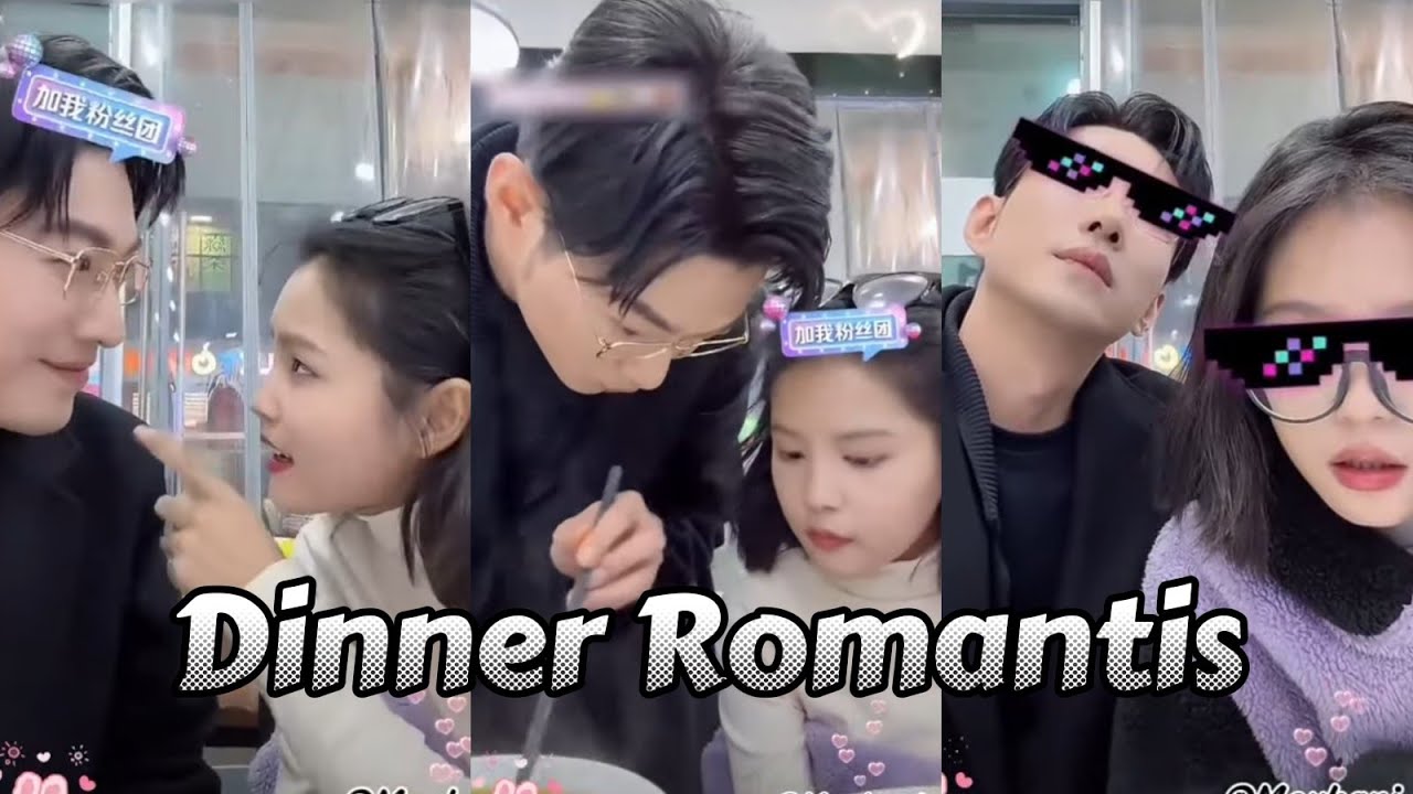 Dinner Romantis & Jalan Bareng Pujaan Hati🩷#于龙怕热 #于龙怕热杨咩咩 #yulong #cdrama #yuyang