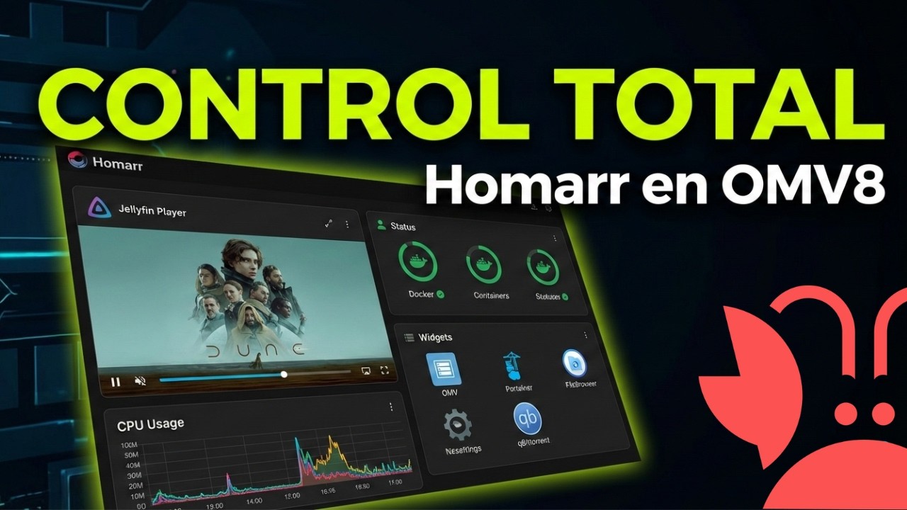Cómo Instalar Homarr en OMV 8 | Dashboard Definitivo para tu Servidor Homelab