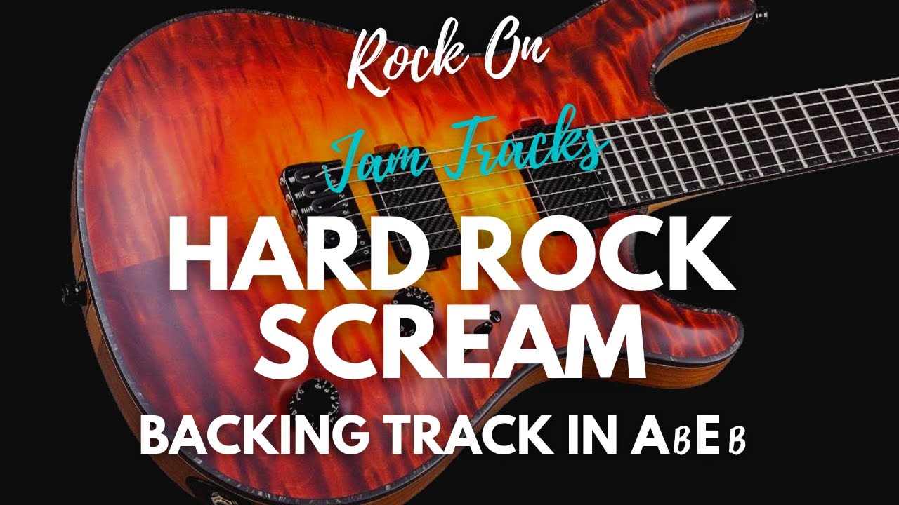 Ab/Eb Minor Hard Rock | Fast Classic Rock | 145 bpm | Guitar Backing Track