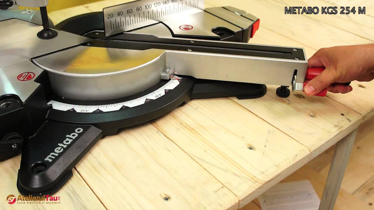 METABO - KGS 254 M - Ferastrau stationar cu glisare - Set de livrare - AtelierulTau.ro