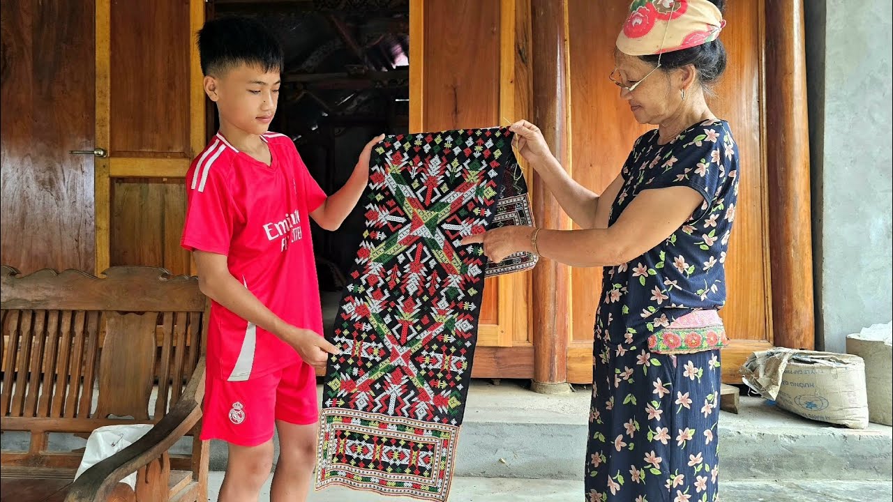 Full video:Nam picks vegetables, catches fish to sell-Visits grandma, cooks rice to eat with grandma