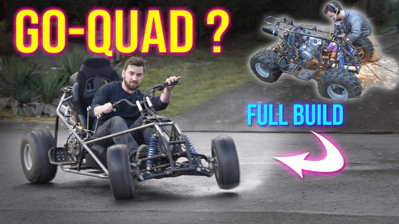 Rebuilding a Junk Quad into a Go Kart