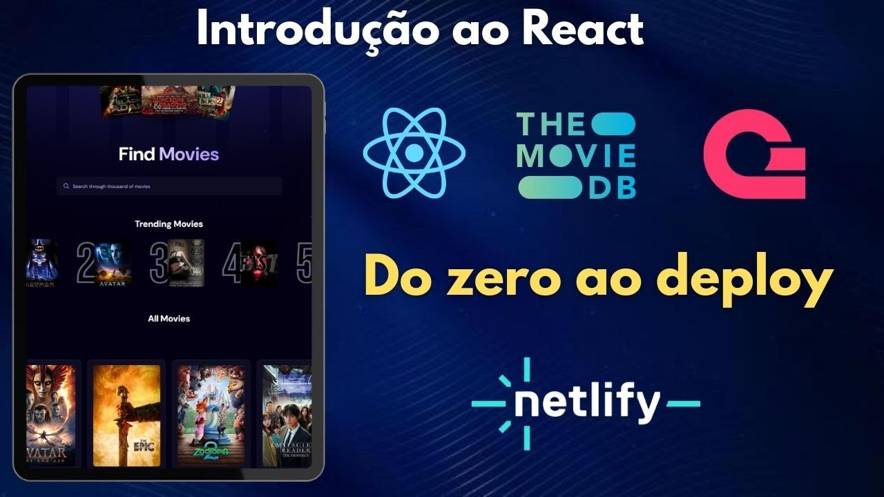 React do Zero ao Deploy: App de Filmes com TMDB API, Appwrite, e Deploy no Netlify
