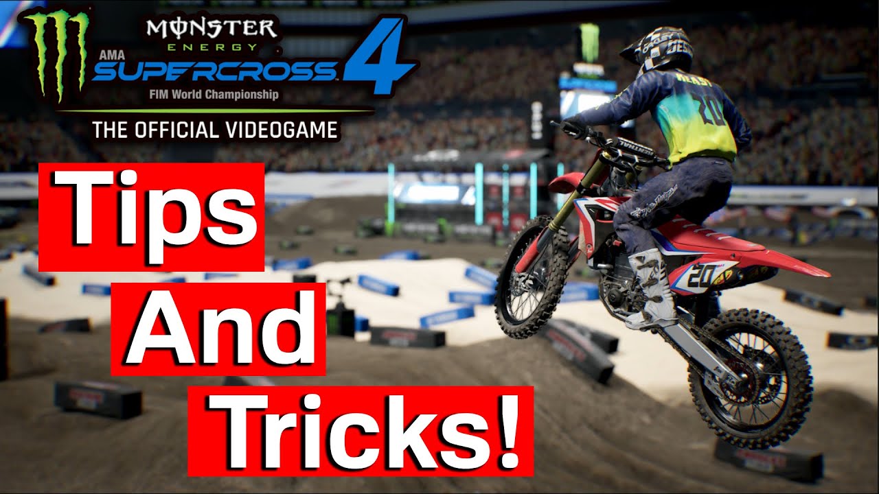 Supercross 4 - How to get fast! 10 Tips and Tricks to help you!