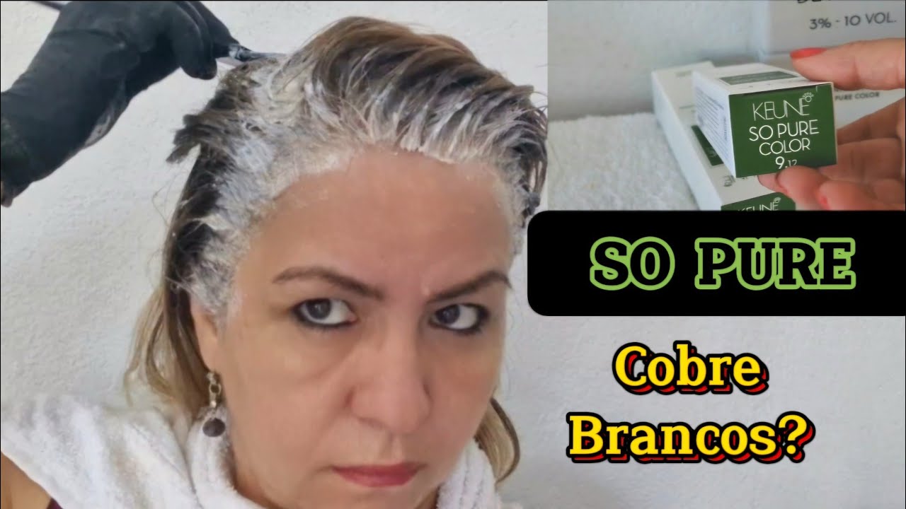 Coloração ANTIALÉRGICA SO PURE Da Keune Em Meu Cabelo