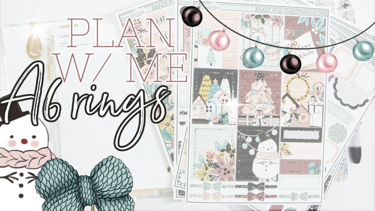 Plan with me | A6 Rings! | Nov 27