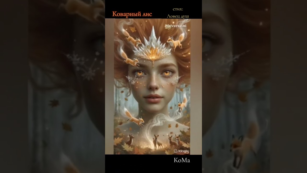 Ловец душ (Коварный лис)🦊 КоМа🫣 #моистихи #лис #поэзия #песня #жиза