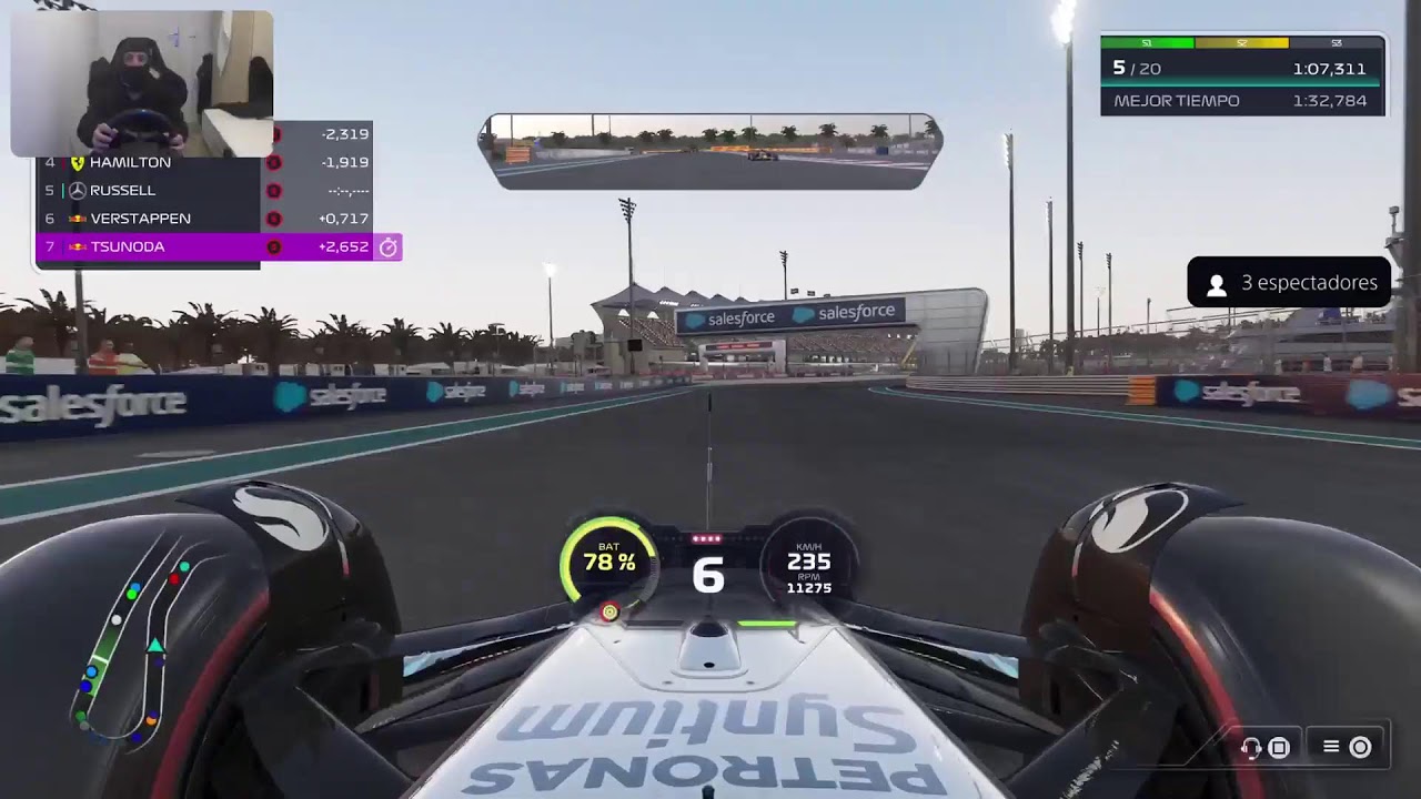 Game Play f125 Yas Marina