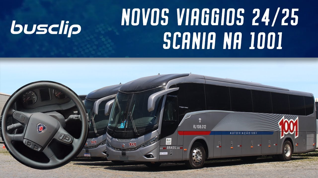 NOVOS MARCOPOLO G8 NA AUTO VIA&Ccedil;&Atilde;O 1001 DO RIO DE JANEIRO - SCANIA K320 EURO 6 - RENOVA&Ccedil;&Atilde;O DE FROTA
