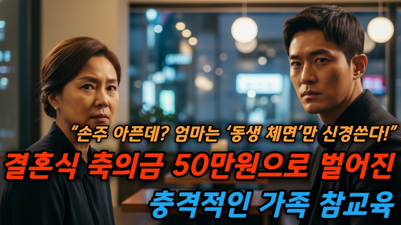 “결혼식 축의금 50만원으로 벌어진 충격적인 가족 참교육”