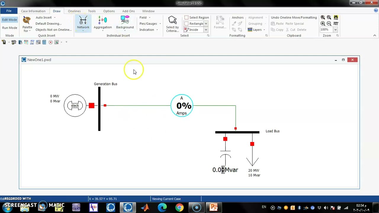 Power World Simulator || V3: Power Factor Correction Using Capacitor Bank
