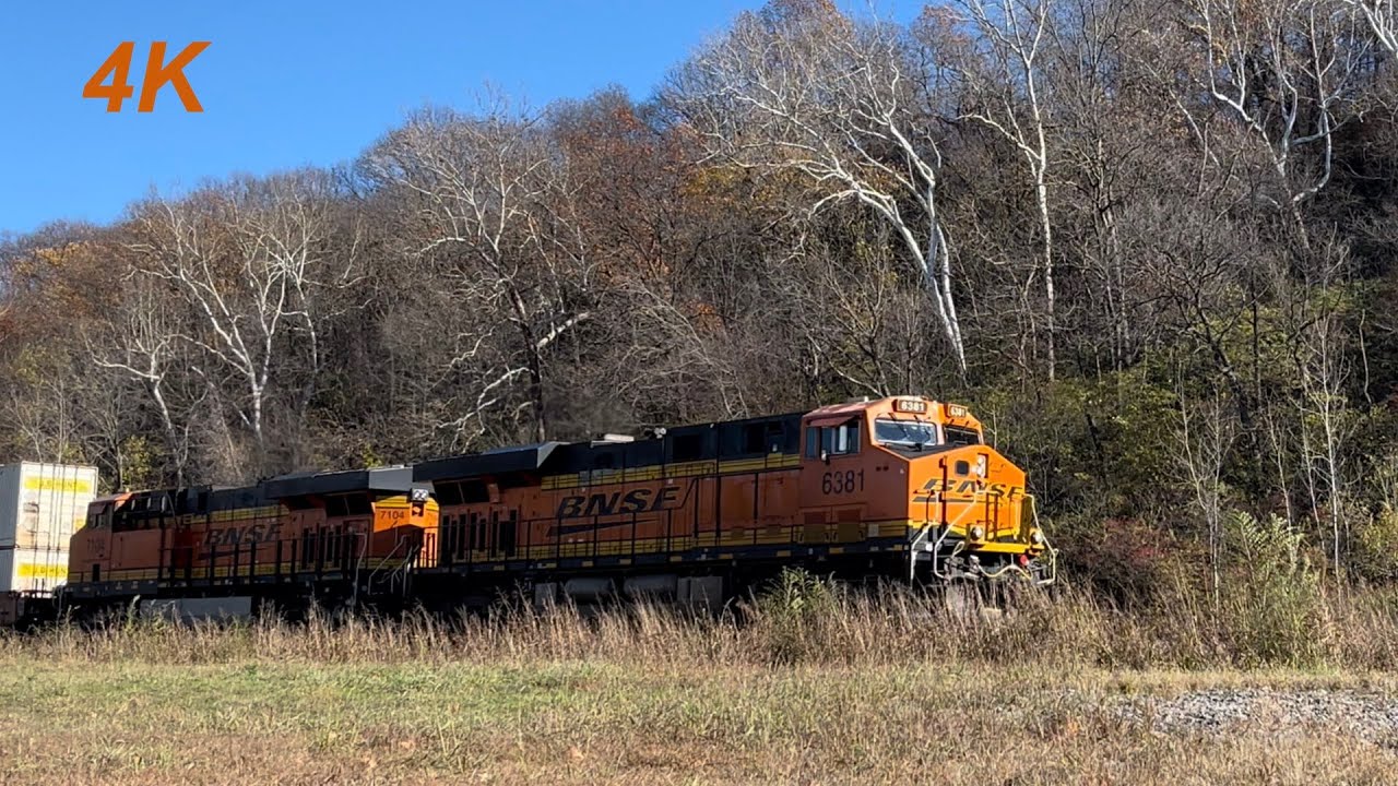 Intermodal Train BNSF 6381