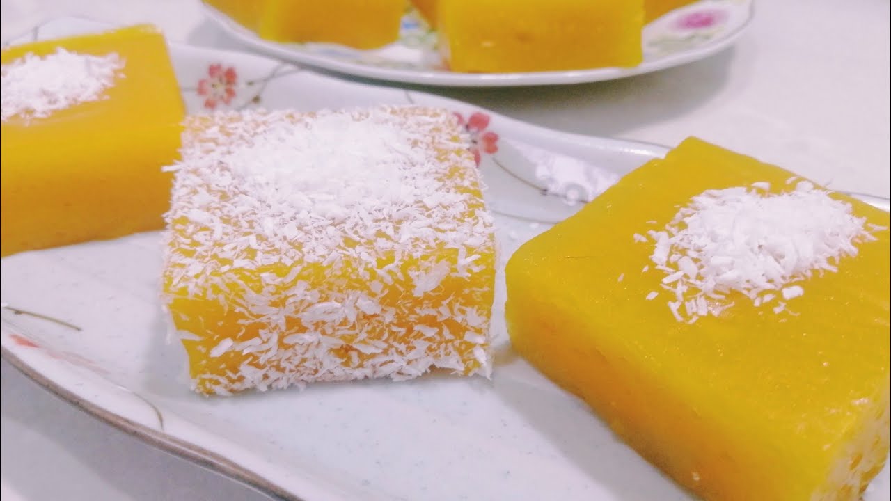 Steamed Pumpkin Cake | Pumpkin Kueh | 南瓜糕